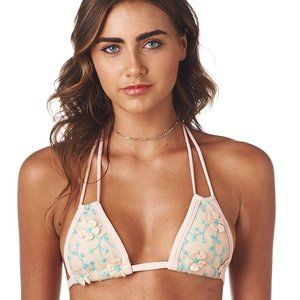 Montce Swim Pastel Floral Euro Bikini Top